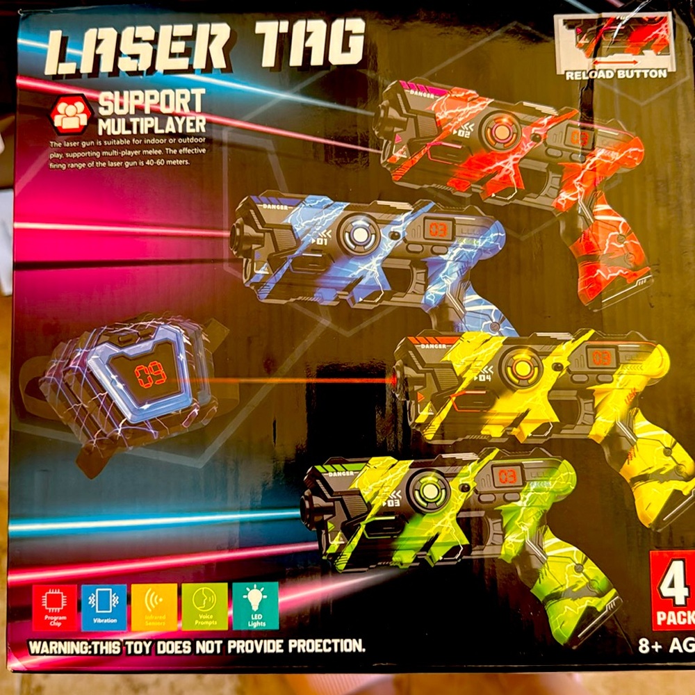 Osalon brand laser tag set for 4